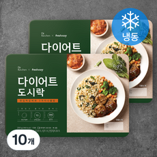프레시지 닥터키친 다이어트 도시락 한입떡갈비와 3가지 나물밥 (냉동), 200g, 10개