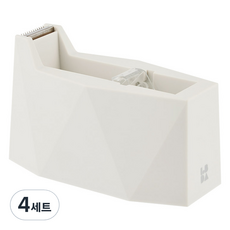 롭다 테이프 디스펜서 세트, White Haze, 4세트