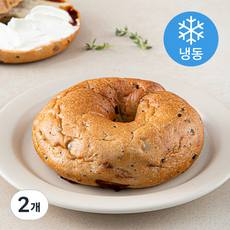 곰곰 쌀베이글 올리브 치즈 (냉동), 115g, 2개