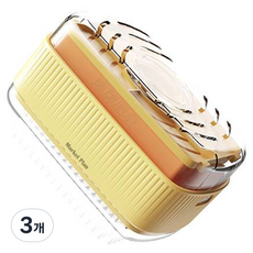 Market Plan 多用途清潔起泡滾輪刷, 黃色, 3個