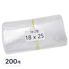 올다옴 지퍼백, 18-2형, 200개, 1개입