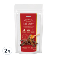 紅參乾紅參，給我身體自然美的零食, 60g, 2個