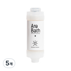 듀벨 아로바스 비타민 염소제거 향기 샤워필터, 5개, 미드나잇드림향