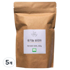고이담아 국산 볶은 보리 유기농 아기 보리차, 5개, 1개입, 300g