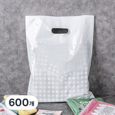 혜림봉투 PE 비닐쇼핑백 25 x 35, 유백, 600장