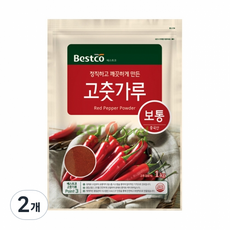 베스트코 고춧가루 보통, 2개, 1kg