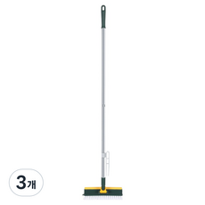 더자카 다용도 V자 틈새 각도 조절 청소솔 스퀴지, 딥그린, 3개