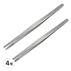 직선 의료용 핀셋 18cm, 4개