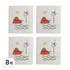 Market Gamsung北歐風感珍珠棉抹布 款式5, 8個, 1入