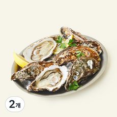 바이킹마켓 노량진수산시장 경매직송 삼배체굴 6~9미 (냉장), 1kg, 2개