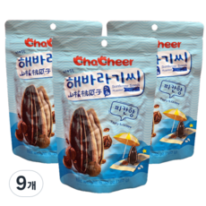 챠챠 해바라기씨 피칸맛, 180g, 9개