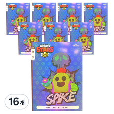 PINK MANGO 荒野亂鬥 國小寬格英文筆記本, 16個, 混合顏色