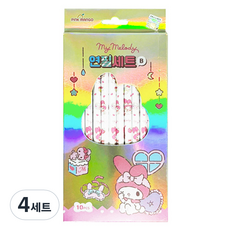 PInK MAnGO 三麗鷗10支鉛筆10入 B, 美樂蒂, 4套