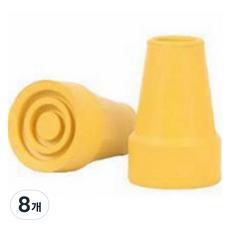 Dr.Pellis J 拐杖/手杖 替換橡膠腳套 22mm, E黃色, 8個