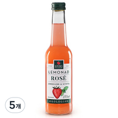 키빅스 오가닉 레몬에이드 스트로베리 민트, 275ml, 5개