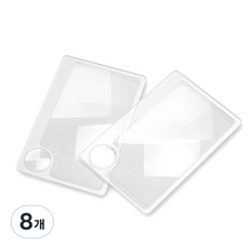 카슨 카드형 돋보기 2.5배, WM-01, 8개