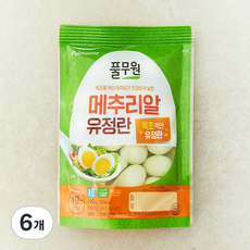 풀무원 깐 메추리알 유정란 19구, 190g, 6개