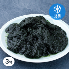 하루반찬 손질된 완도 찰매생이 (냉동), 400g, 3팩