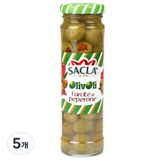 사클라 올리브 앤 파프리카, 140g, 5개