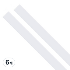 OON 열 수축 튜브 케이블 투명 60mm x 1m, 6개