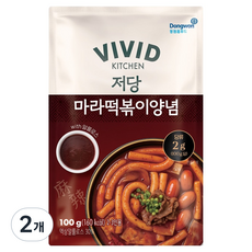 비비드키친 저당 마라 떡볶이 양념, 100g, 2개