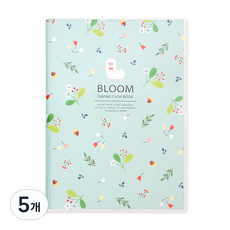 투영디자인 애니멀 가든 캐쉬북, 민트라마, 5개