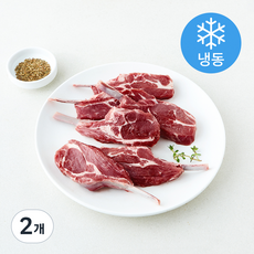 뉴질랜드산 고기설계소 숄더랙 양갈비 스테이크용 (냉동), 2개, 400g
