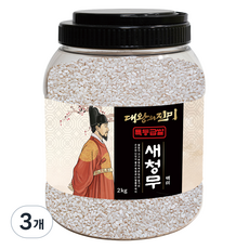 대왕의진미 국내산 새청무 백미 통형, 2kg, 3개, 특등급