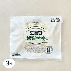 쿡탁 도톰한 생칼국수, 1kg, 3개