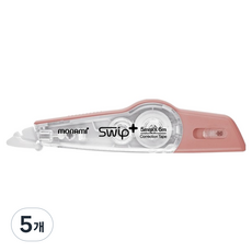 monAmi SWIP+ 補充型修正帶, 珊瑚色, 5個