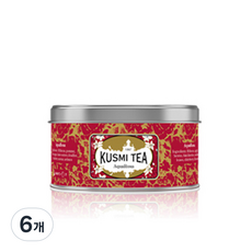 쿠스미티 아쿠아로사 메탈틴 히비스커스, 25g, 6개, 1개입