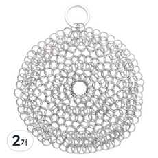 生活芒果 SUS316 不鏽鋼廚房圓形鋼絲球 12.5 x 12.5 cm, 2個, 1入