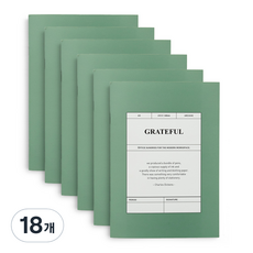 퍼니메이드 아카이브 내지노트 A5, 감사, 18개