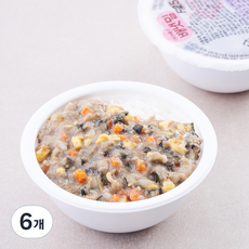 배냇밀 한우 오색나물밥, 혼합맛(한우/오색나물), 160g, 6개