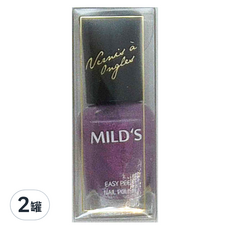 MILD'S 曼思 水性可剝指甲油 飽滿色澤, 極光MS176, 7ml, 2件