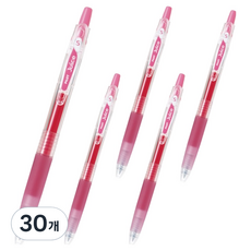파이롯트 중성펜 쥬스 0.5mm, 핑크, 30개