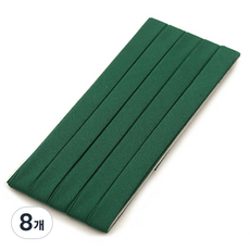 앙앙 코튼캔디 바이어스테이프 10mm, 24 그린, 8개