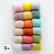 StudioBunt 柔和美利奴羊毛 18 件套 70g, 混色, 6組