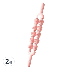 JK 2 x 5 滾輪健康棒, 2個, 粉紅色