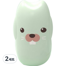 藍色市場嬰兒可愛案例指甲套件, 海豹薄荷, 2組