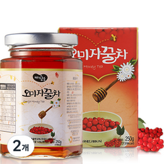 Jayundalum 濟州DAMUM五味子蜂蜜茶, 250g, 1罐, 2罐