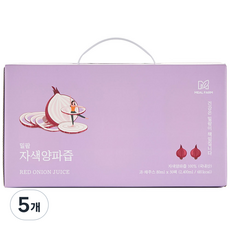 밀팜 자색양파 순수 착즙, 2.4L, 5개