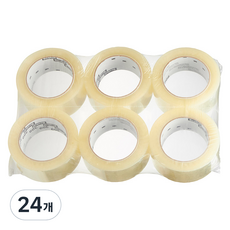 3M Scotch 3M 309 壓克力封箱膠帶 48mm x 50m 透明, 24個