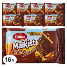 Malkist 巧克力蘇打餅乾, 90g, 16個