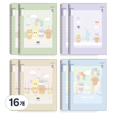 펜피아 초등 스프링노트 기초영어, 랜덤발송, 16개