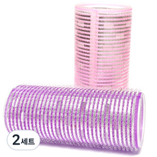 그레이거 히팅 구르프 4cm + 5cm, 퍼플, 베이비핑크, 2세트