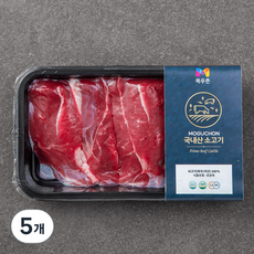목우촌 국내산 소고기 사태 국거리용 (냉장), 300g, 5개