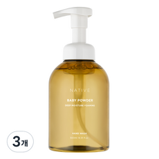 AVCA Native 深層保濕泡沫洗手乳 嬰兒爽身粉香, 500ml, 3個