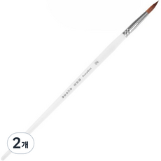 Dasababa油畫圓形壓克力筆刷, 10號, 2個