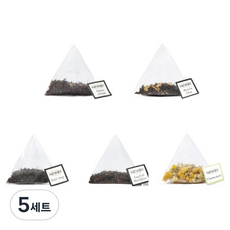 NEWBY Silken金字塔茶包套組, 5套, 5種